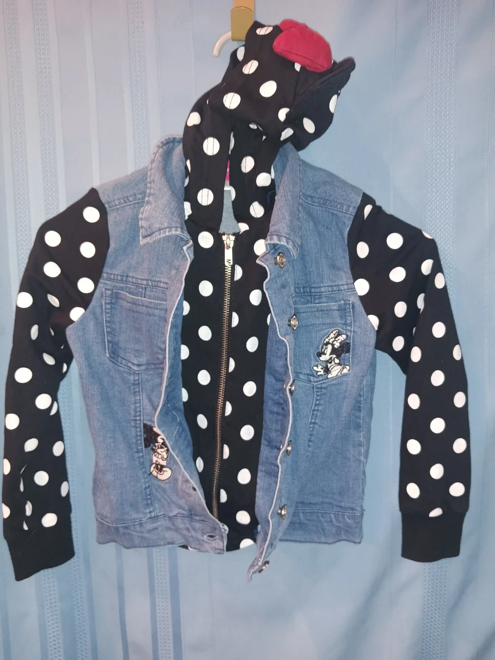 Girls Minnie Mouse Disney Hooded Jacket